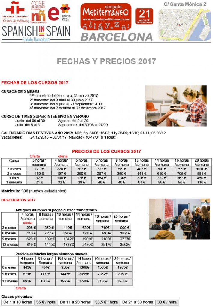escuela-mediterraneo-barcelona-precios-y-fechas-2017