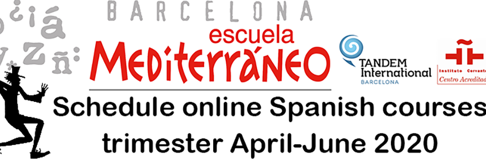 Online Spanish courses schedule